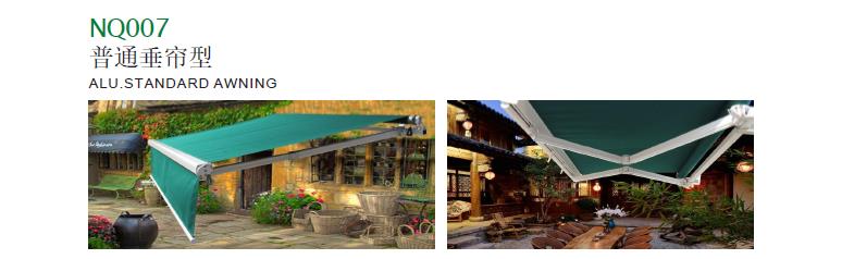 普通垂簾型智能遮陽篷案例