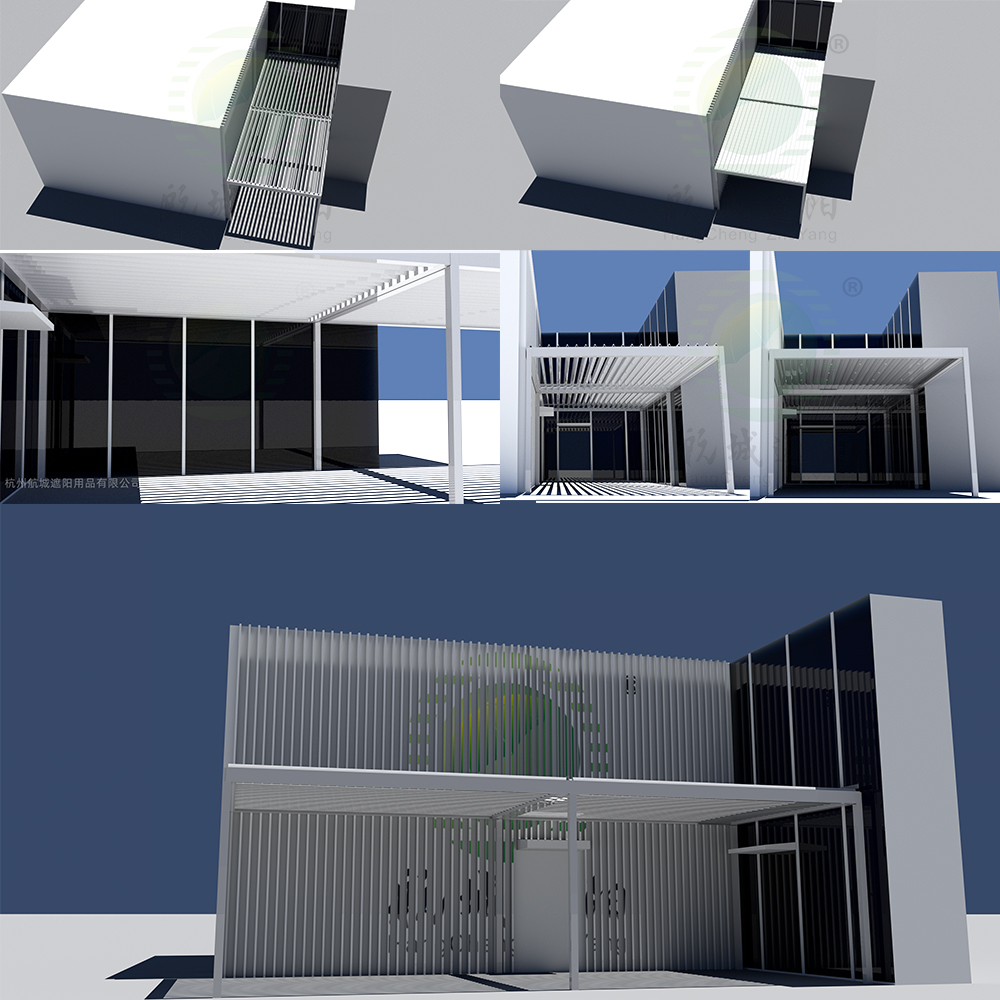 航城遮陽涼亭效果圖免費制作